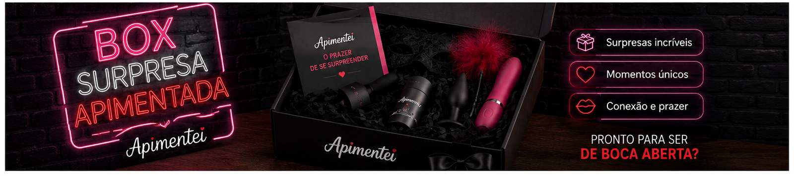 Apimentei lança Box Surpresa Apimentada e transforma presentes em experiências provocantes